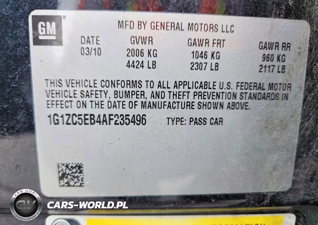 2010 Chevrolet Malibu 1Lt VIN:1G1ZC5EB4AF235496 - 12