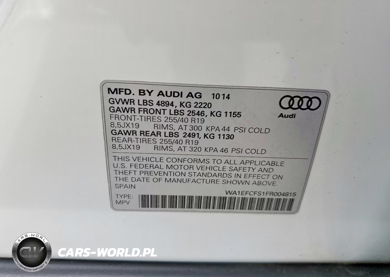 2015 Audi Q3 Premium Plus VIN:WA1EFCFS1FR004815 - 13
