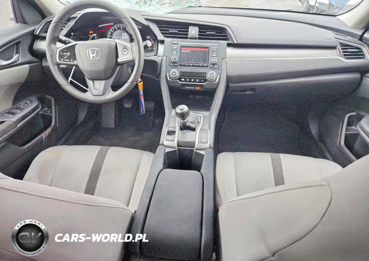 2017 Honda Civic Lx VIN:19XFC2E54HE000975 - 8