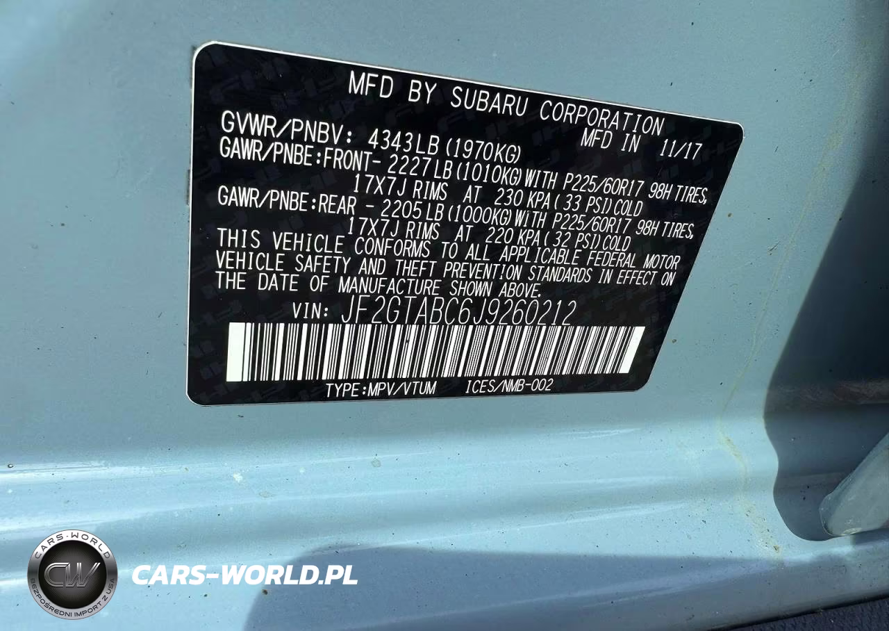 2018 Subaru Crosstrek Premium VIN:JF2GTABC6J9260212 - 12