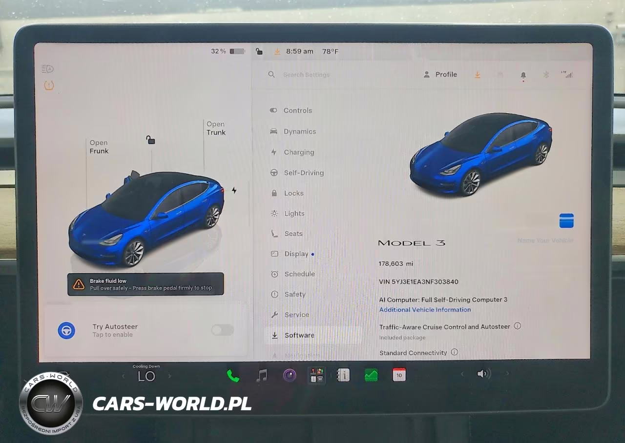 2022 Tesla Model 3 VIN:5YJ3E1EA3NF303840 - 9