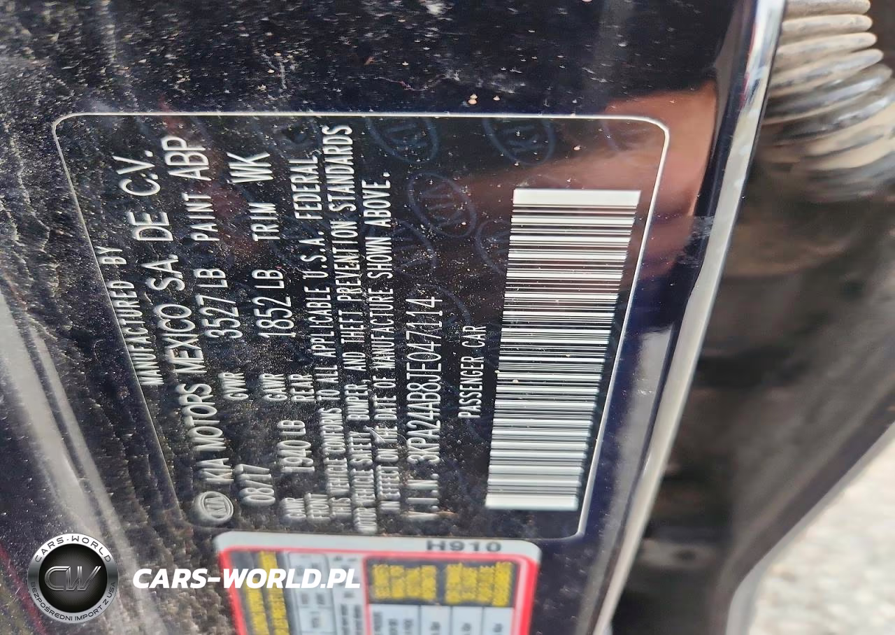 2018 Kia Rio Lx VIN:3KPA24AB8JE047114 - 12