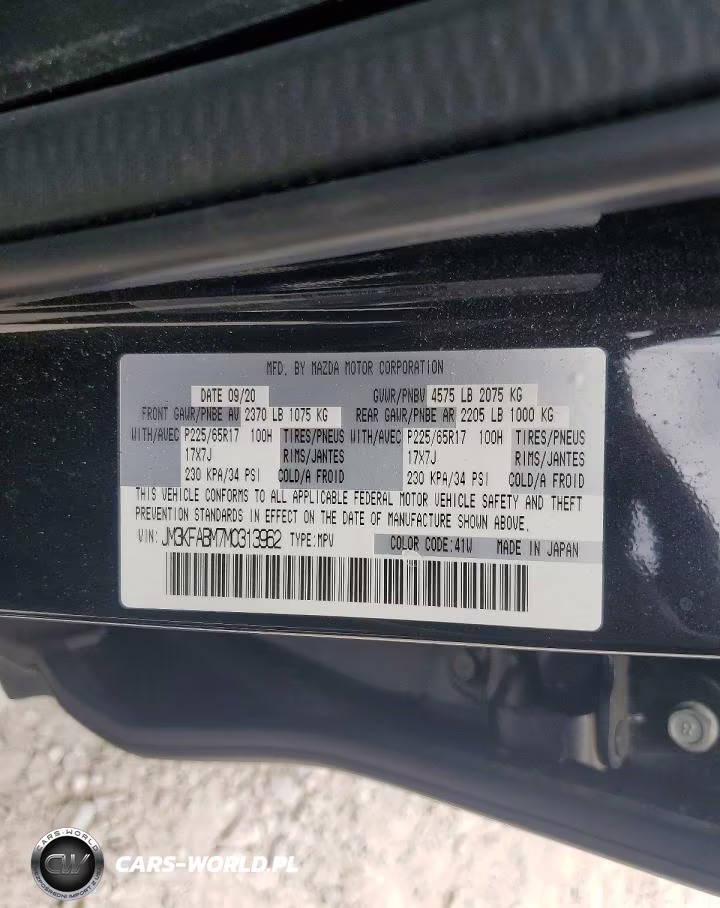 2021 Mazda Cx-5 Sport VIN:JM3KFABM7M0313962 - 13