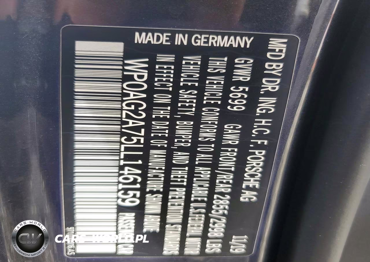 2020 Porsche Panamera Gts VIN:WP0AG2A75LL146159 - 12