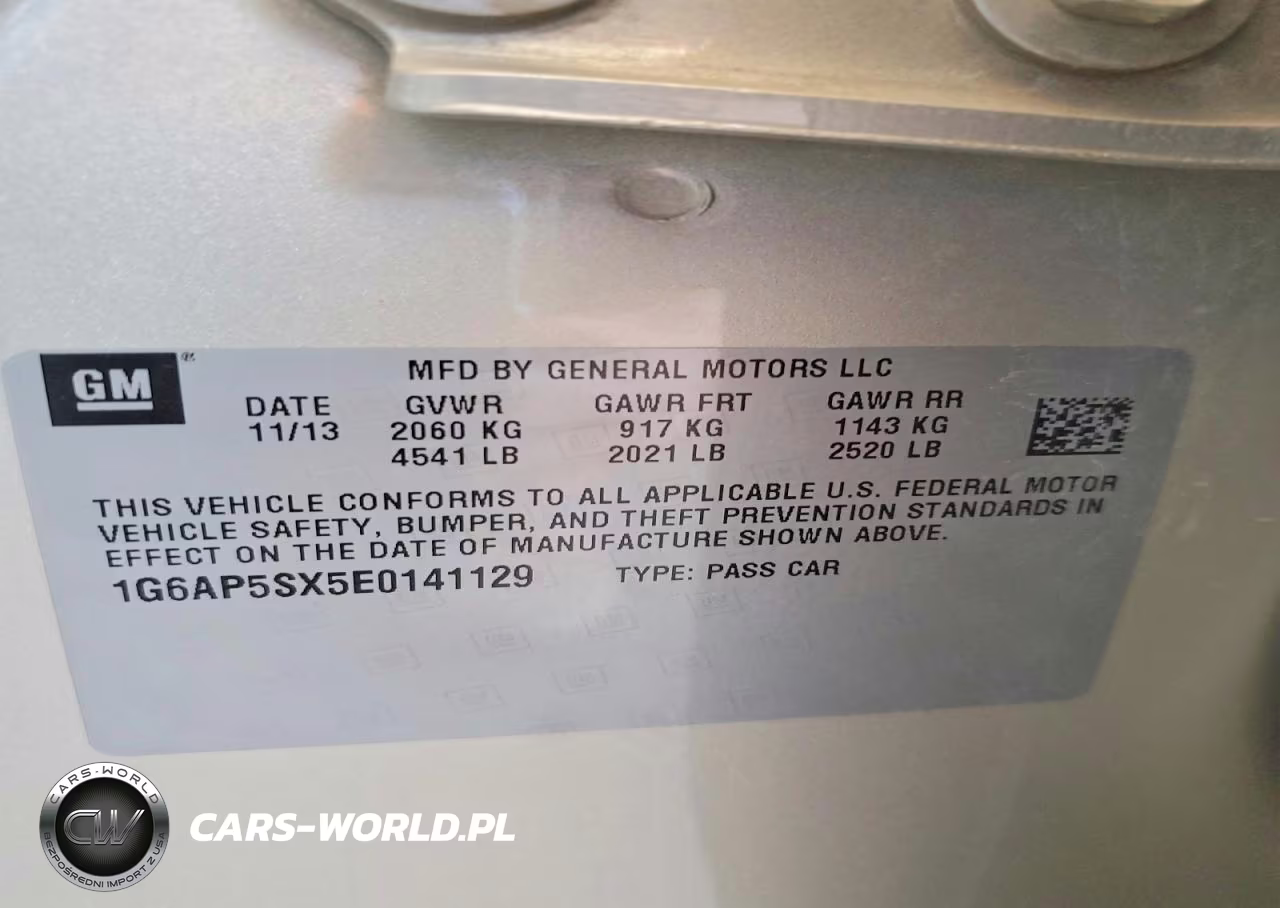 2014 Cadillac Cts VIN:1G6AP5SX5E0141129 - 12
