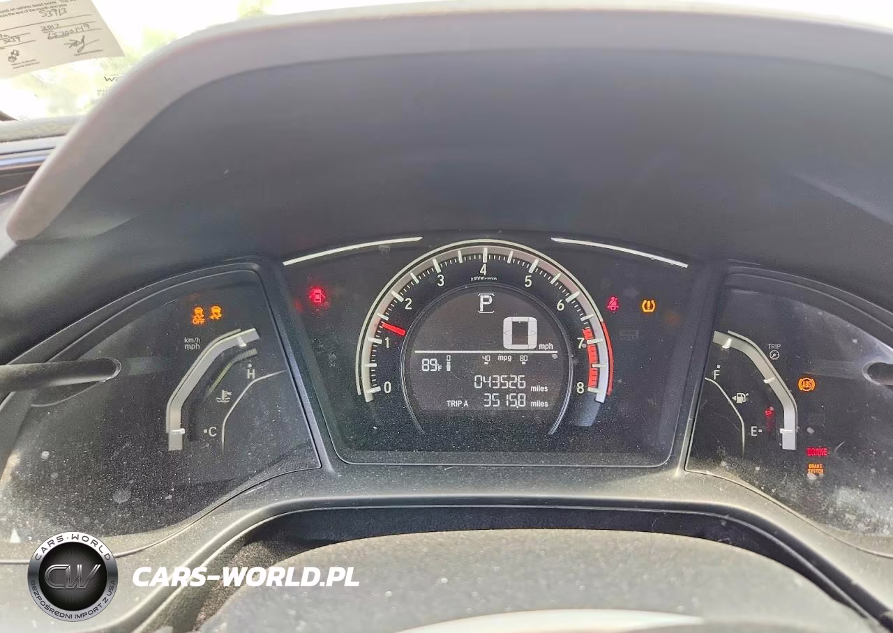 2017 Honda Civic Lx VIN:19XFC2F57HE053913 - 9