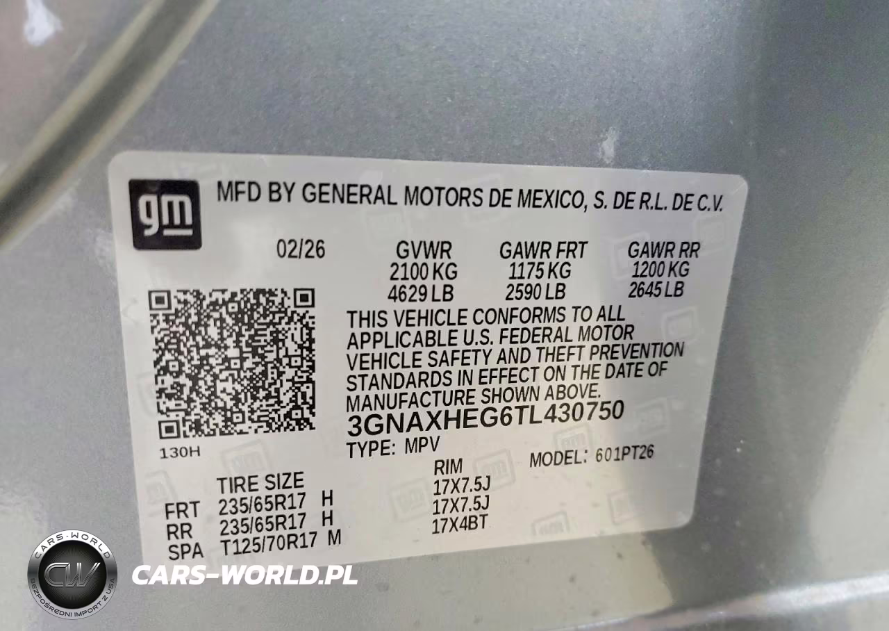 2026 Chevrolet Equinox Lt VIN:3GNAXHEG6TL430750 - 13