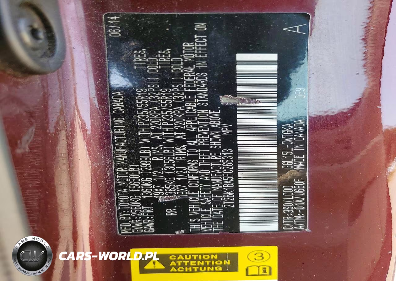 2015 Lexus Rx 350 Base VIN:2T2BK1BA5FC265313 - 13