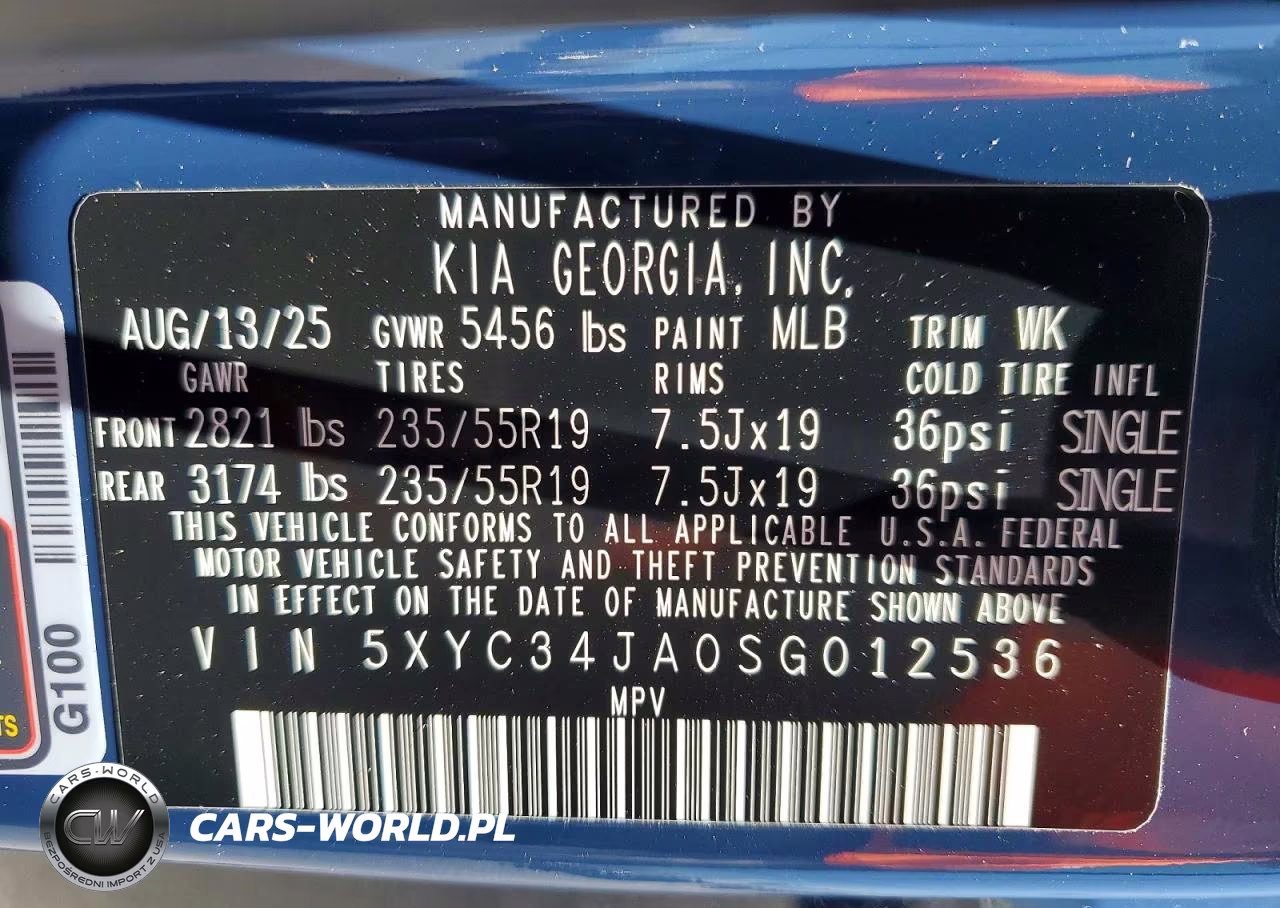2025 Kia Ev6 Wind VIN:5XYC34JA0SG012536 - 13