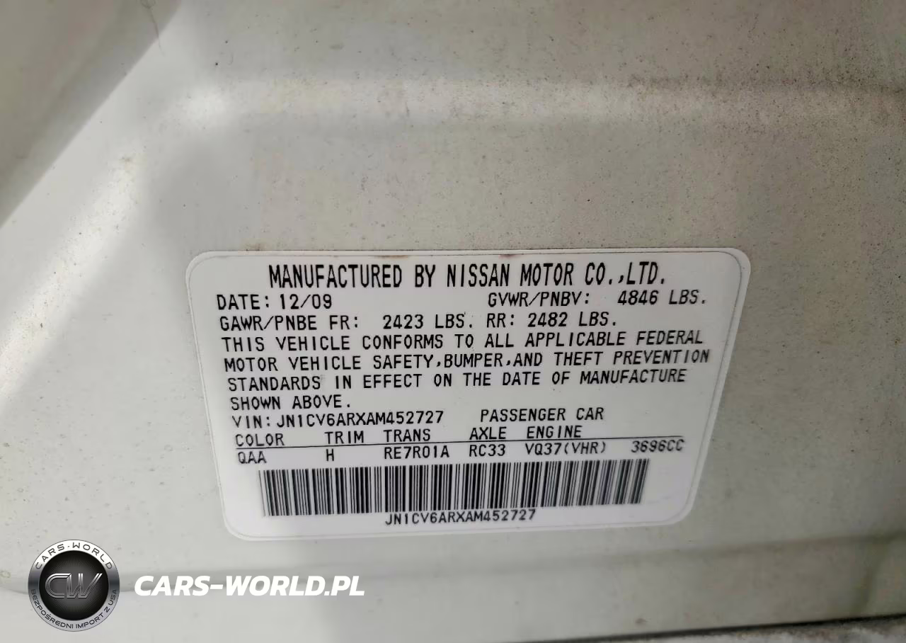 2010 Infiniti G37 Sedan X VIN:JN1CV6ARXAM452727 - 12
