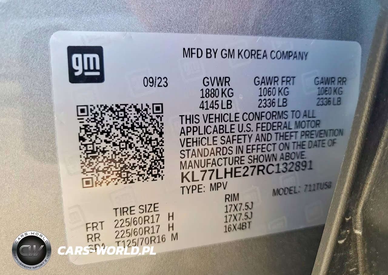 2024 Chevrolet Trax 1Lt VIN:KL77LHE27RC132891 - 13