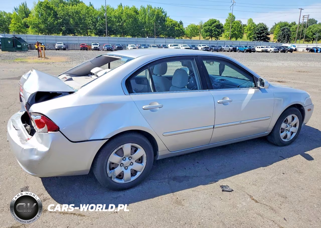 2007 Kia Optima Lx VIN:KNAGE123575134252 - 3