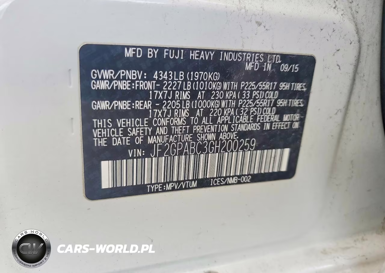 2016 Subaru Crosstrek Premium VIN:JF2GPABC3GH200259 - 13