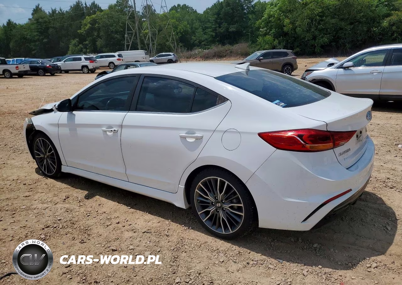 2018 Hyundai Elantra Sport VIN:KMHD04LB9JU553872 - 2