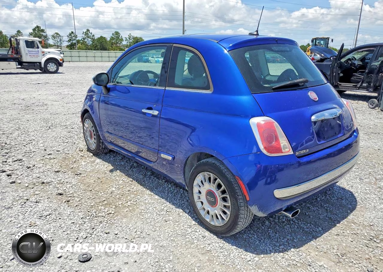 2012 Fiat 500 Lounge VIN:3C3CFFCR2CT106423 - 2