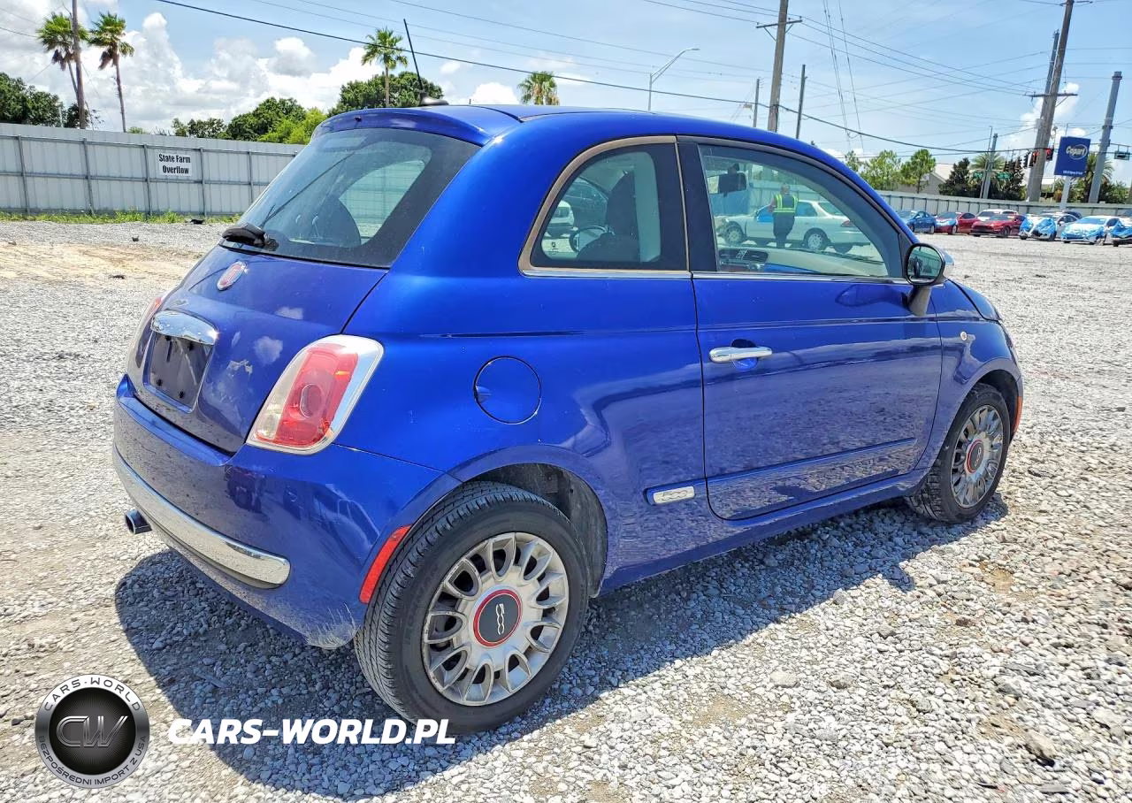2012 Fiat 500 Lounge VIN:3C3CFFCR2CT106423 - 3