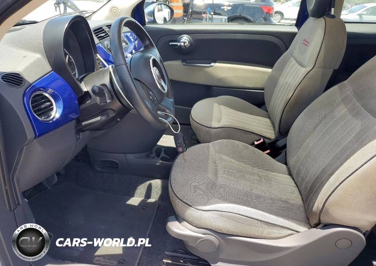 2012 Fiat 500 Lounge VIN:3C3CFFCR2CT106423 - 7