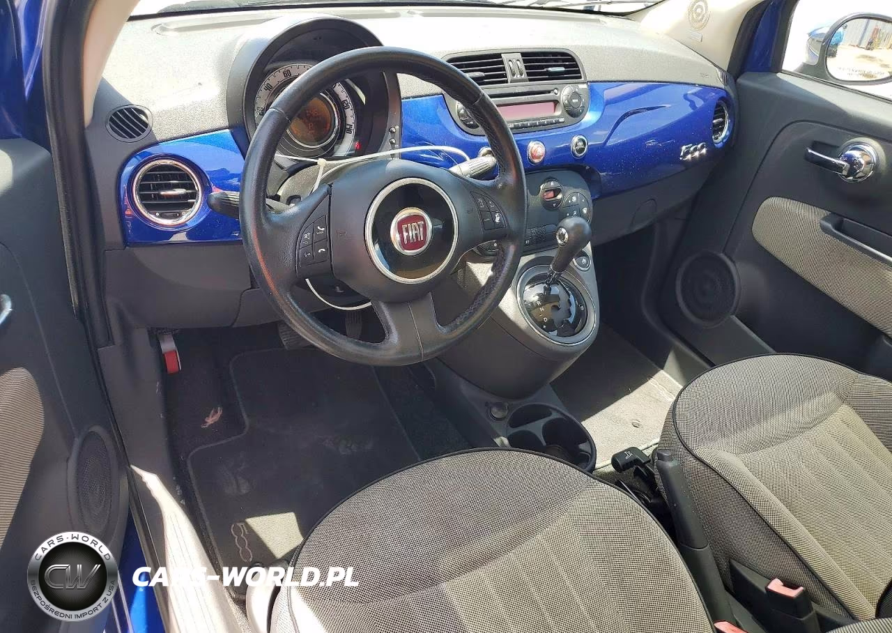 2012 Fiat 500 Lounge VIN:3C3CFFCR2CT106423 - 8