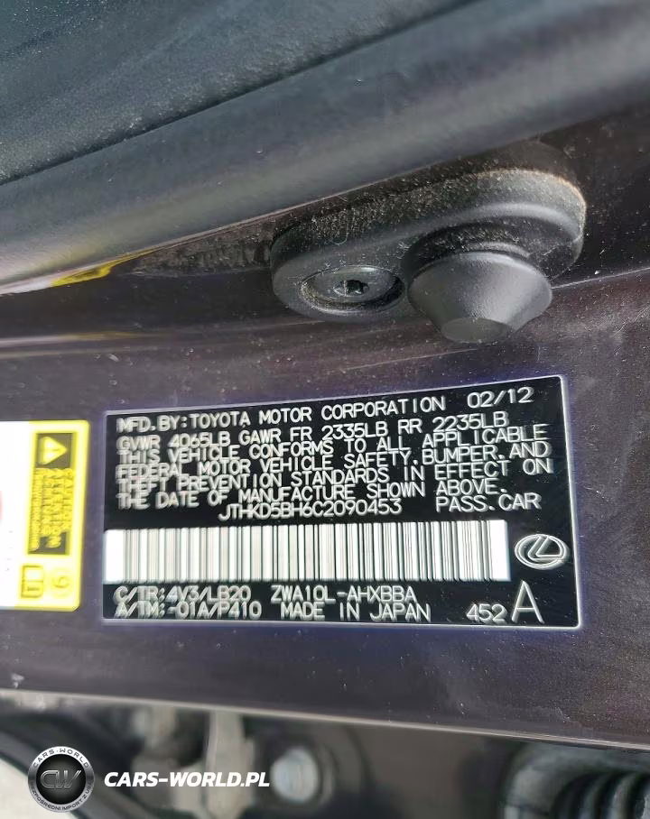 2012 Lexus Ct 200 VIN:JTHKD5BH6C2090453 - 14