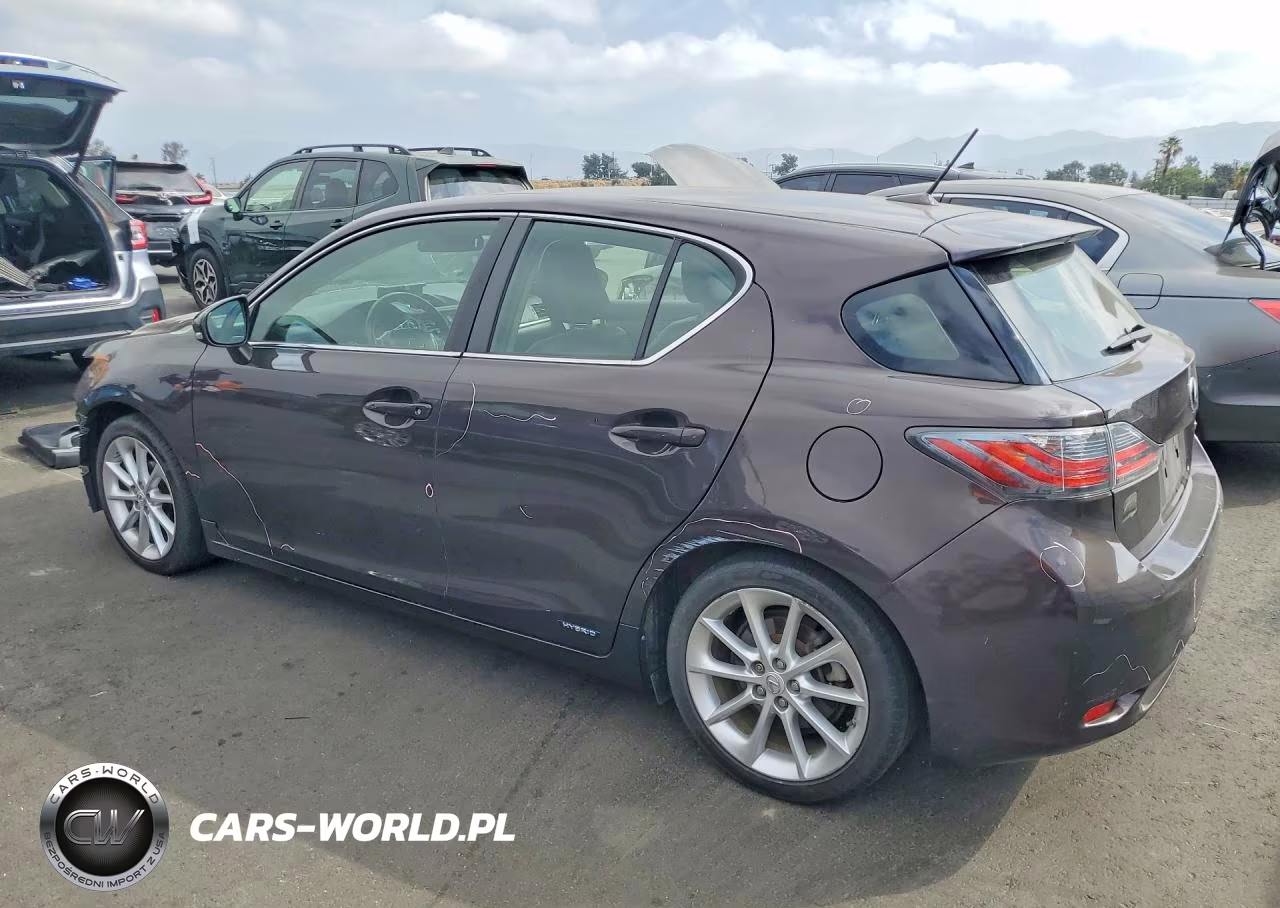 2012 Lexus Ct 200 VIN:JTHKD5BH6C2090453 - 2