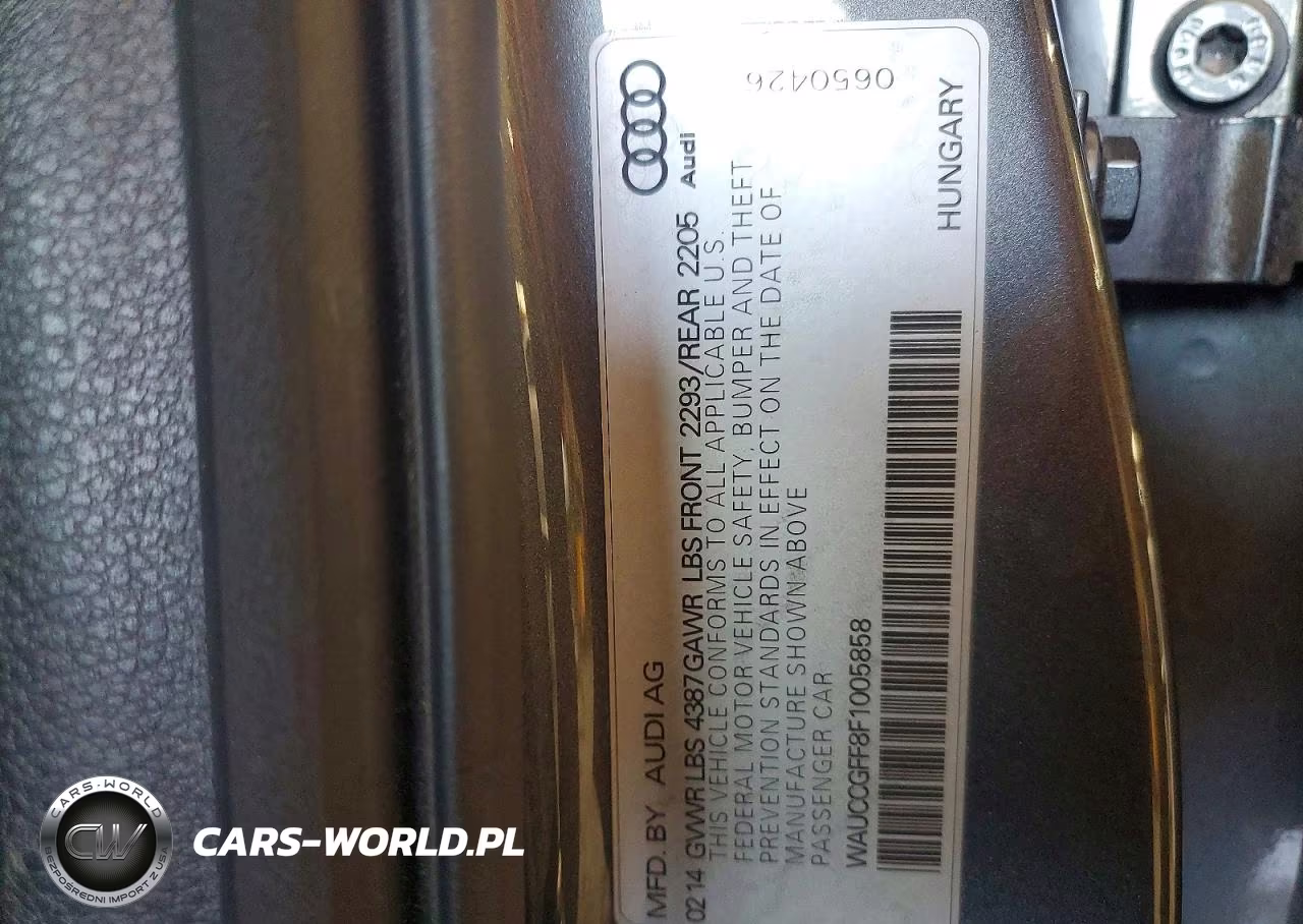 2015 Audi A3 Premium Plus VIN:WAUCCGFF8F1005858 - 12