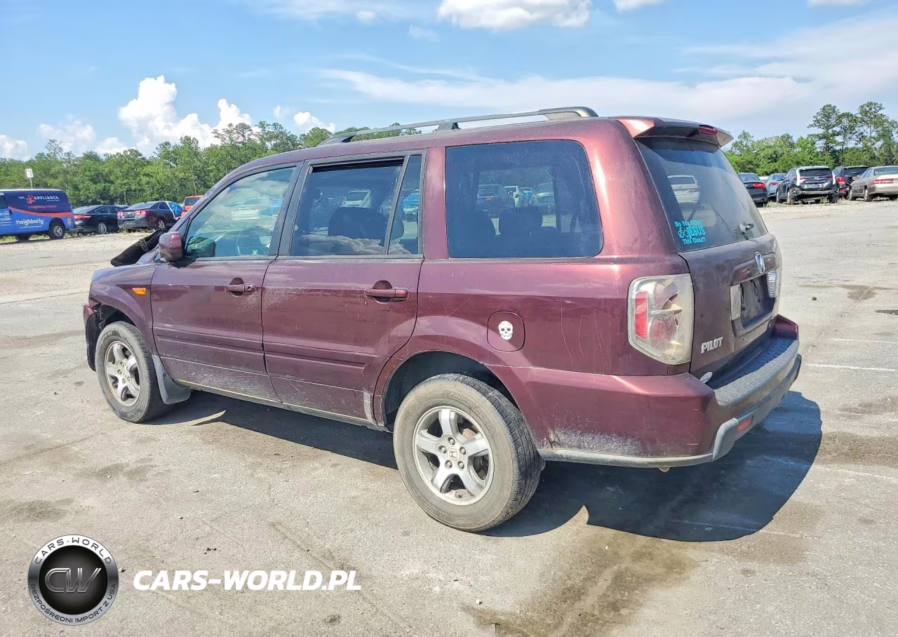 2007 Honda Pilot Exl VIN:5FNYF28627B032255 - 2