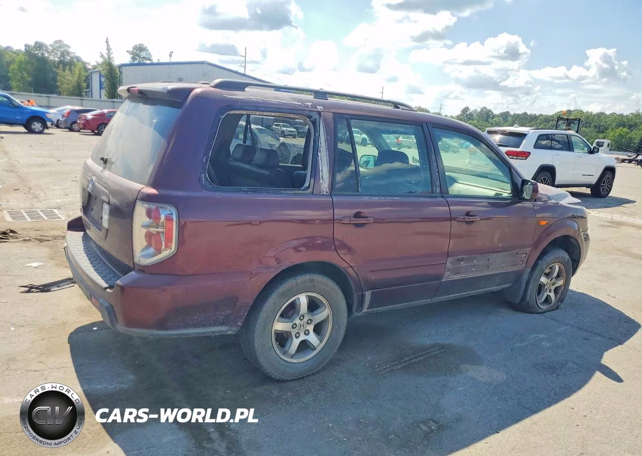 2007 Honda Pilot Exl VIN:5FNYF28627B032255 - 3