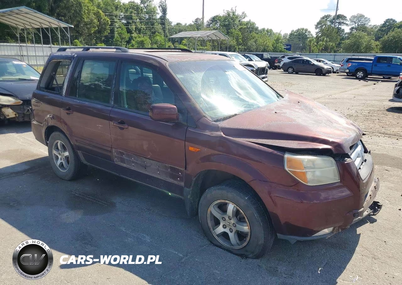 2007 Honda Pilot Exl VIN:5FNYF28627B032255 - 4