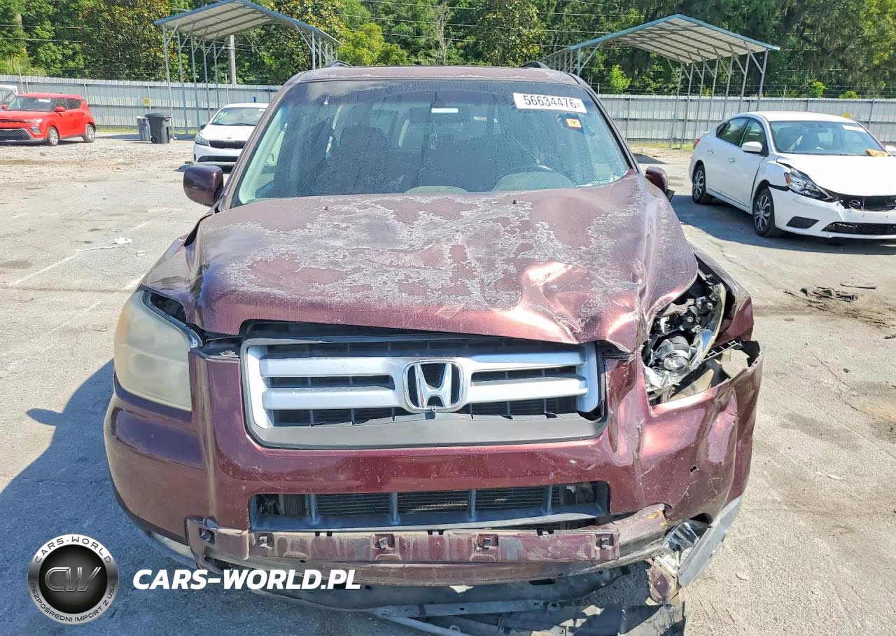 2007 Honda Pilot Exl VIN:5FNYF28627B032255 - 5