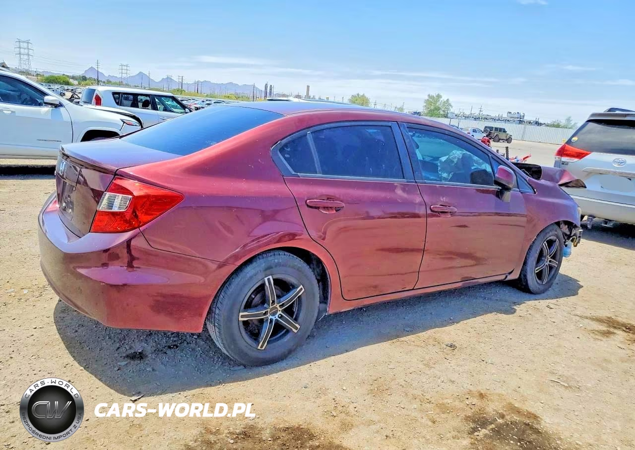 2012 Honda Civic Lx VIN:19XFB2F56CE357326 - 3