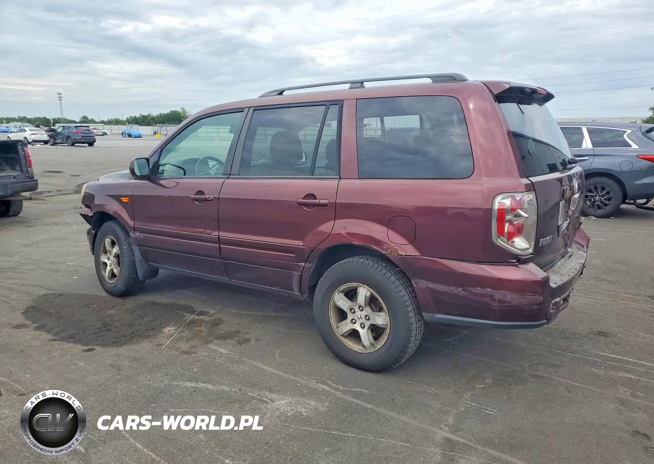 2007 Honda Pilot Ex VIN:2HKYF18417H513656 - 2