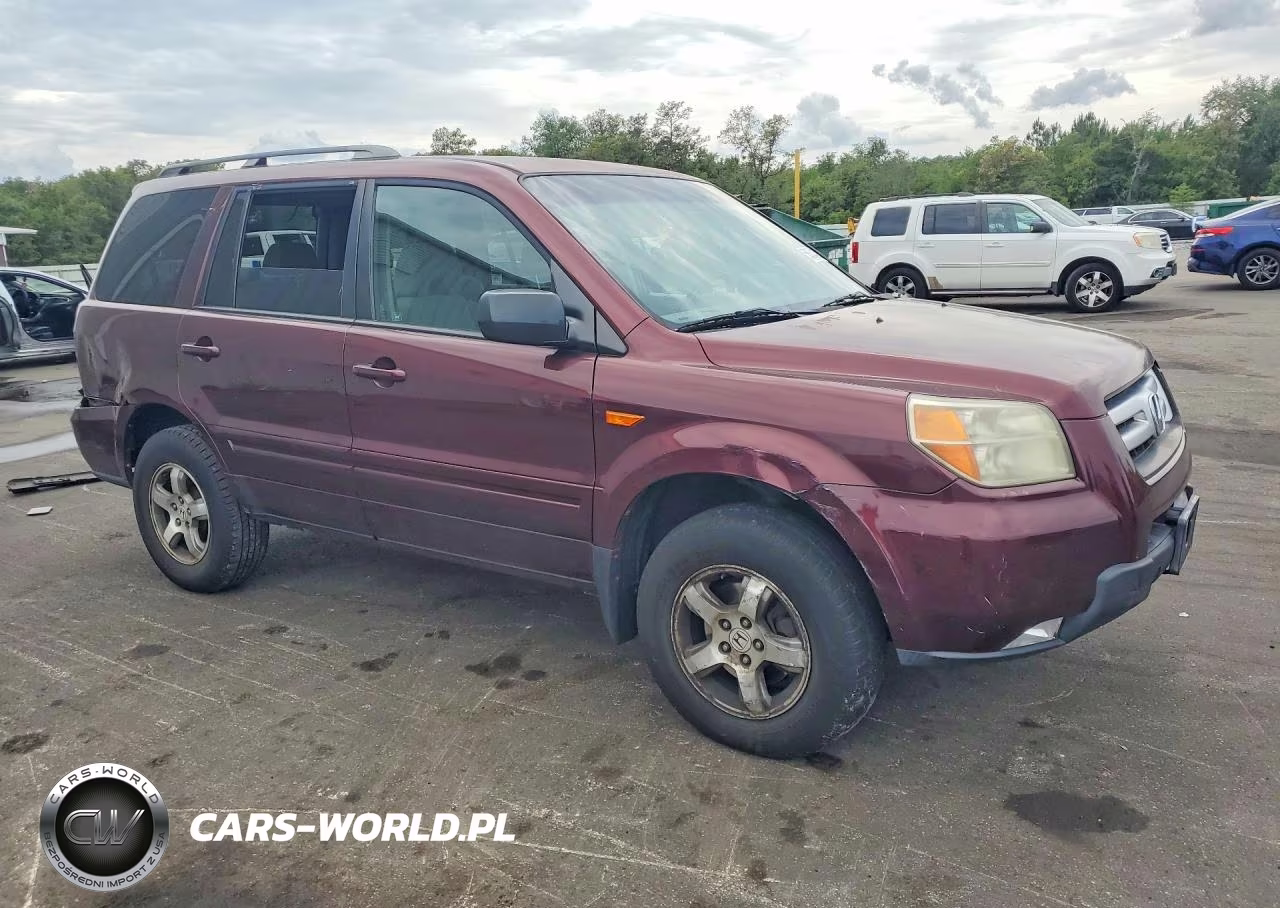2007 Honda Pilot Ex VIN:2HKYF18417H513656 - 4