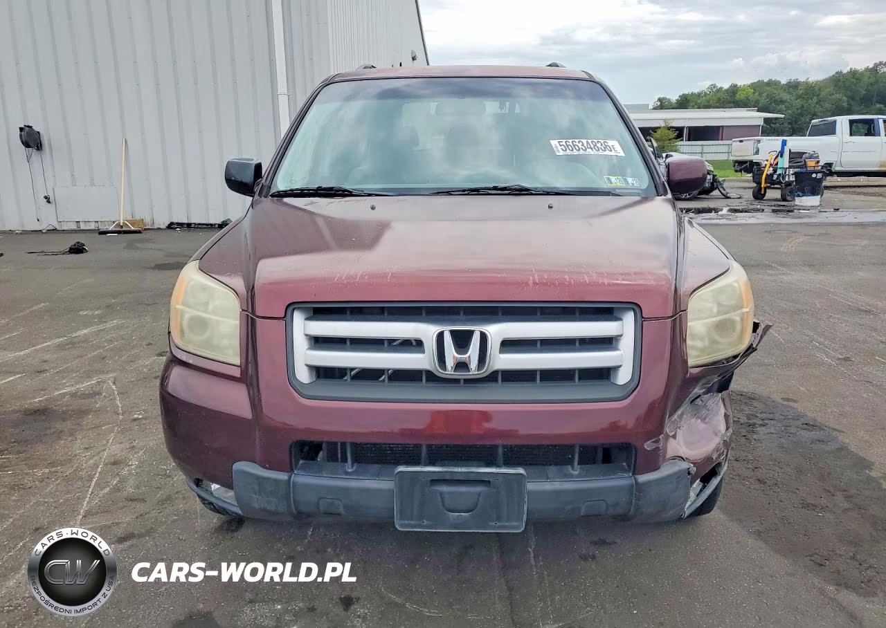 2007 Honda Pilot Ex VIN:2HKYF18417H513656 - 5