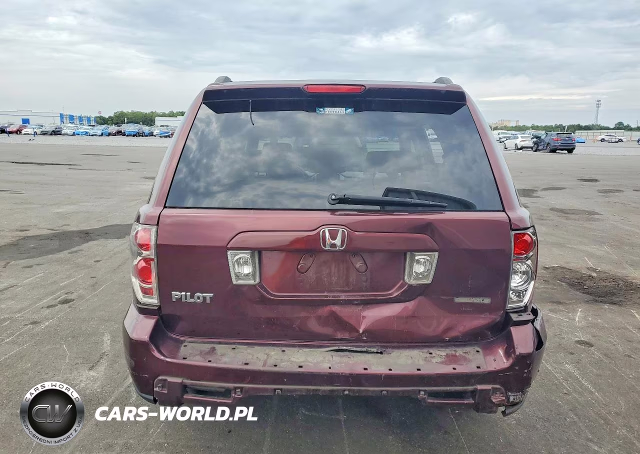 2007 Honda Pilot Ex VIN:2HKYF18417H513656 - 6