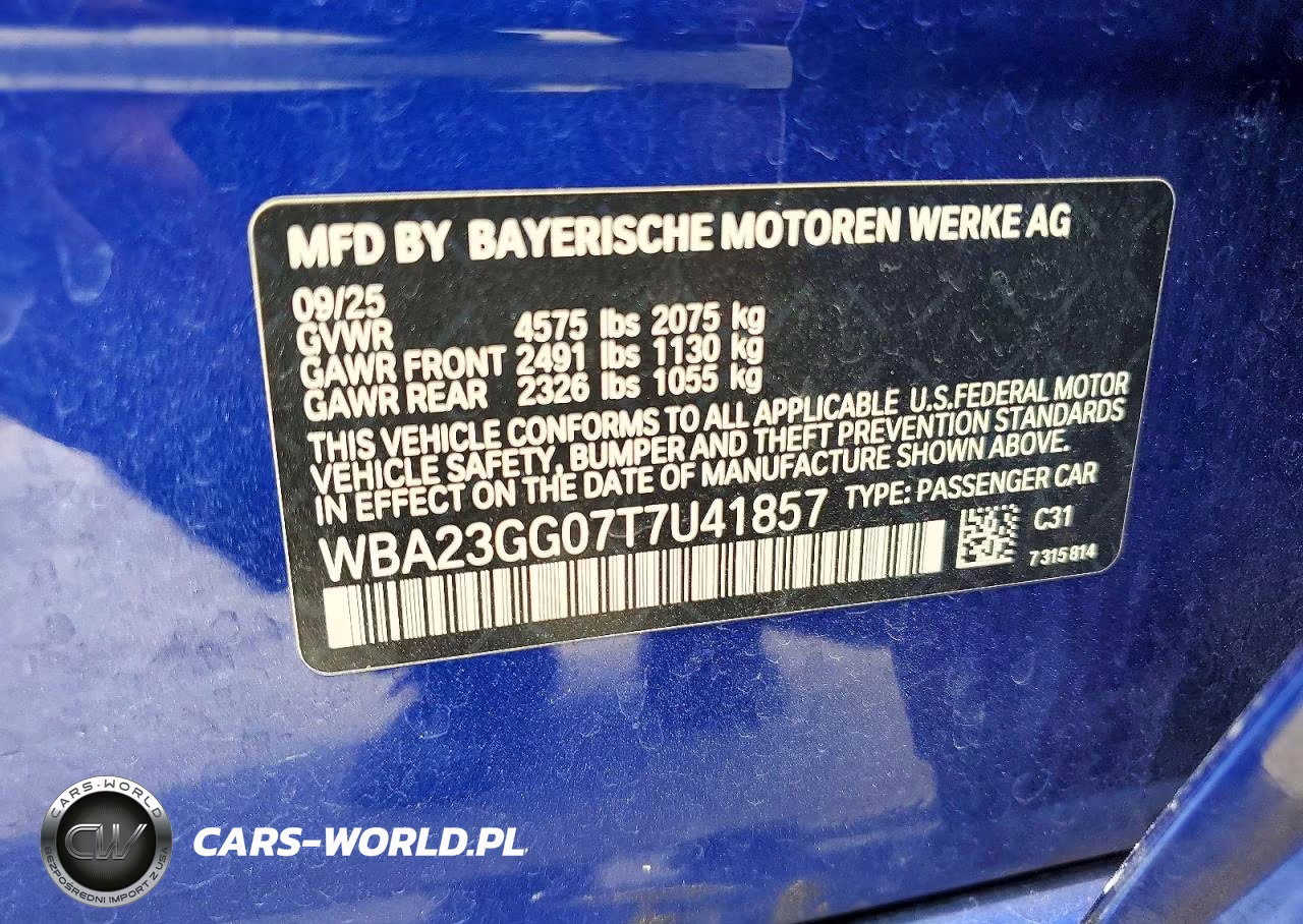 2026 B M W 2 Series 4D Sedan 228I Gc xDrive Msport VIN:WBA23GG07T7U41857 - 12