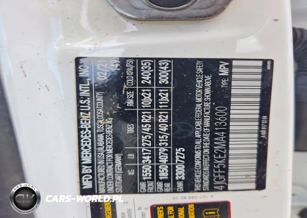 2021 Mercedes-Benz Gls 450 4Matic VIN:4JGFF5KE2MA413600 - 14