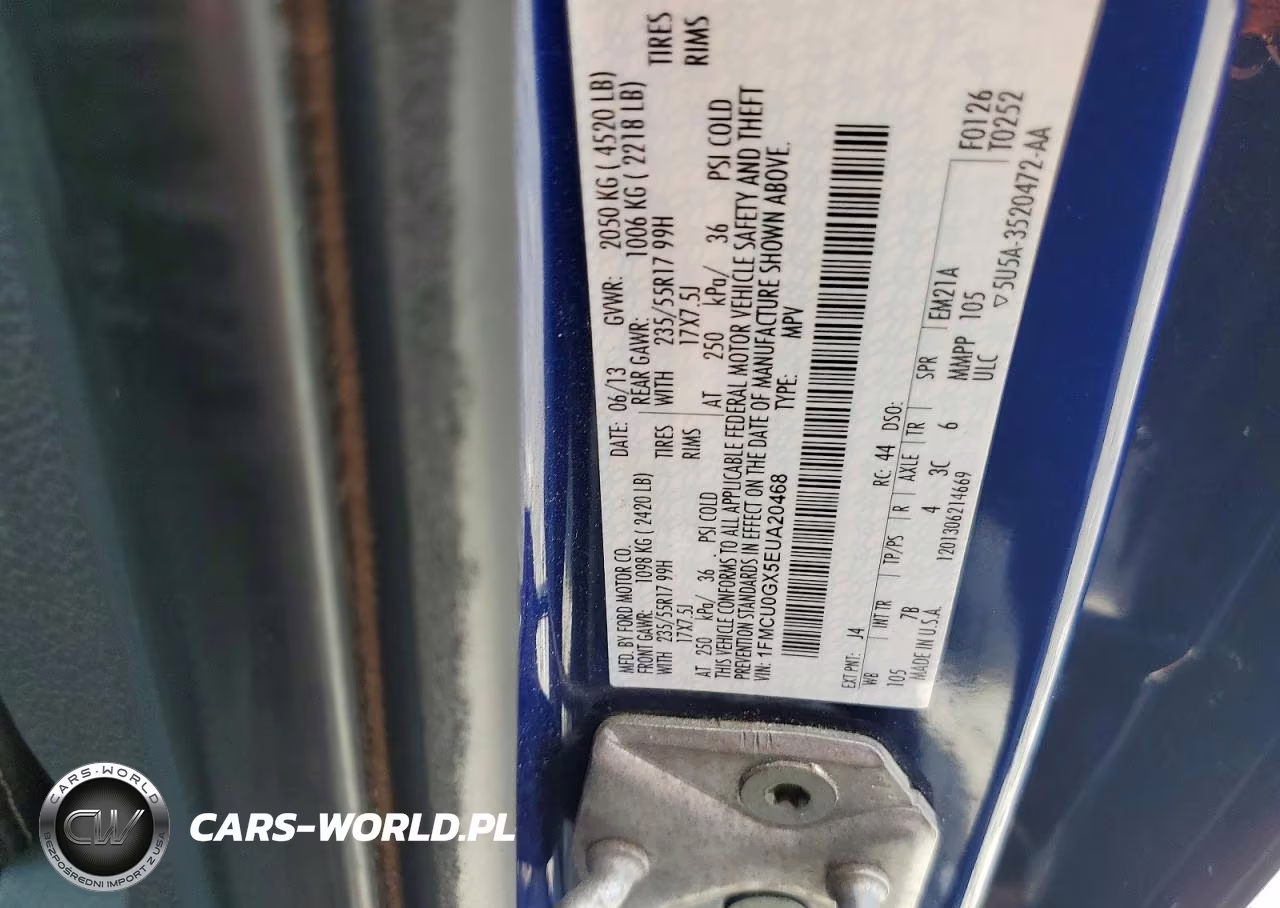 2014 Ford Escape Se VIN:1FMCU0GX5EUA20468 - 13