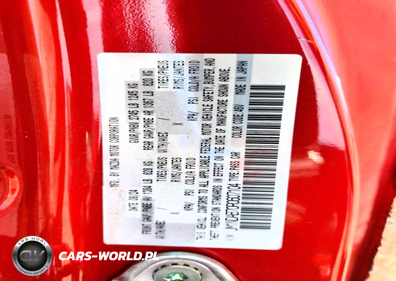 2024 Mazda Mx-5 Miata Sport VIN:JM1NDAB70R0607104 - 13