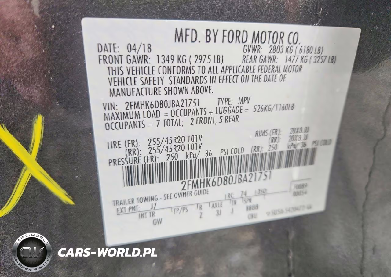 2018 Ford Flex Limited VIN:2FMHK6D80JBA21751 - 14