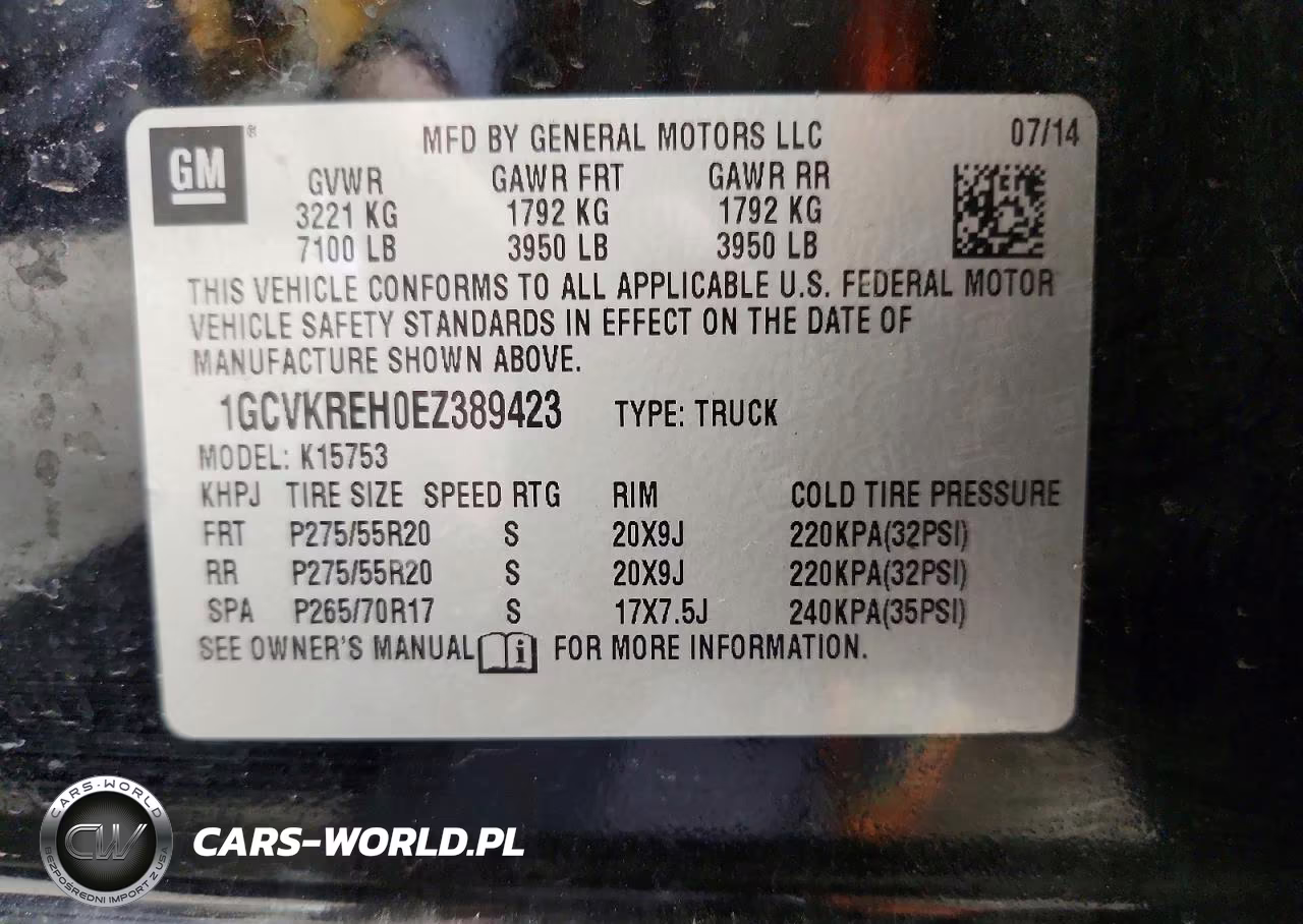 2014 Chevrolet Silverado K1500 Lt VIN:1GCVKREH0EZ389423 - 12