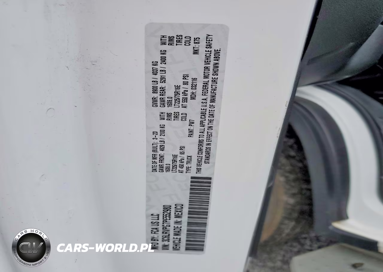 2023 Ram Promaster 2500 2500 High VIN:3C6LRVPG7PE552980 - 13