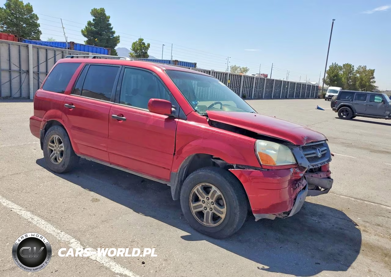 2004 Honda Pilot Exl VIN:2HKYF18634H619605 - 4