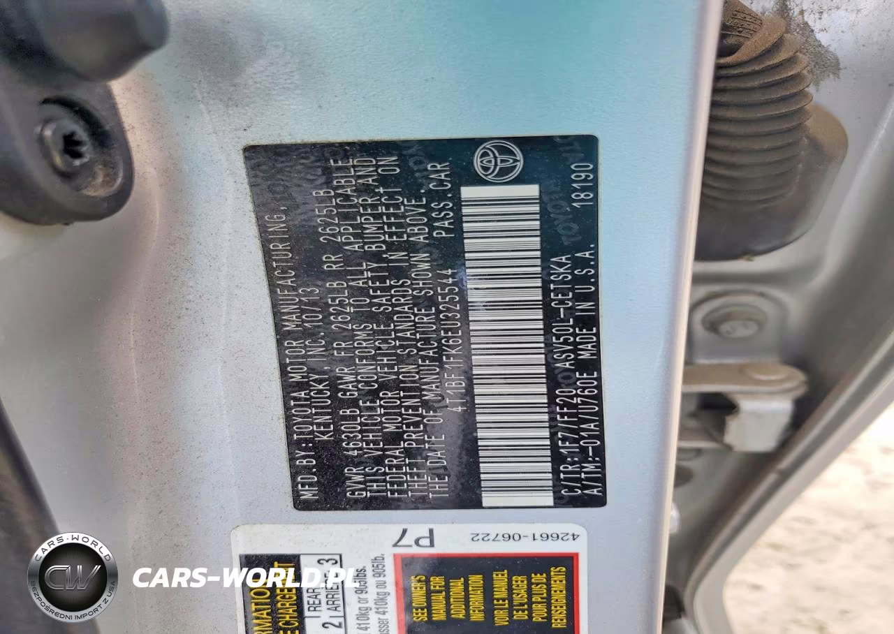 2014 Toyota Camry Se VIN:4T1BF1FK6EU325544 - 12