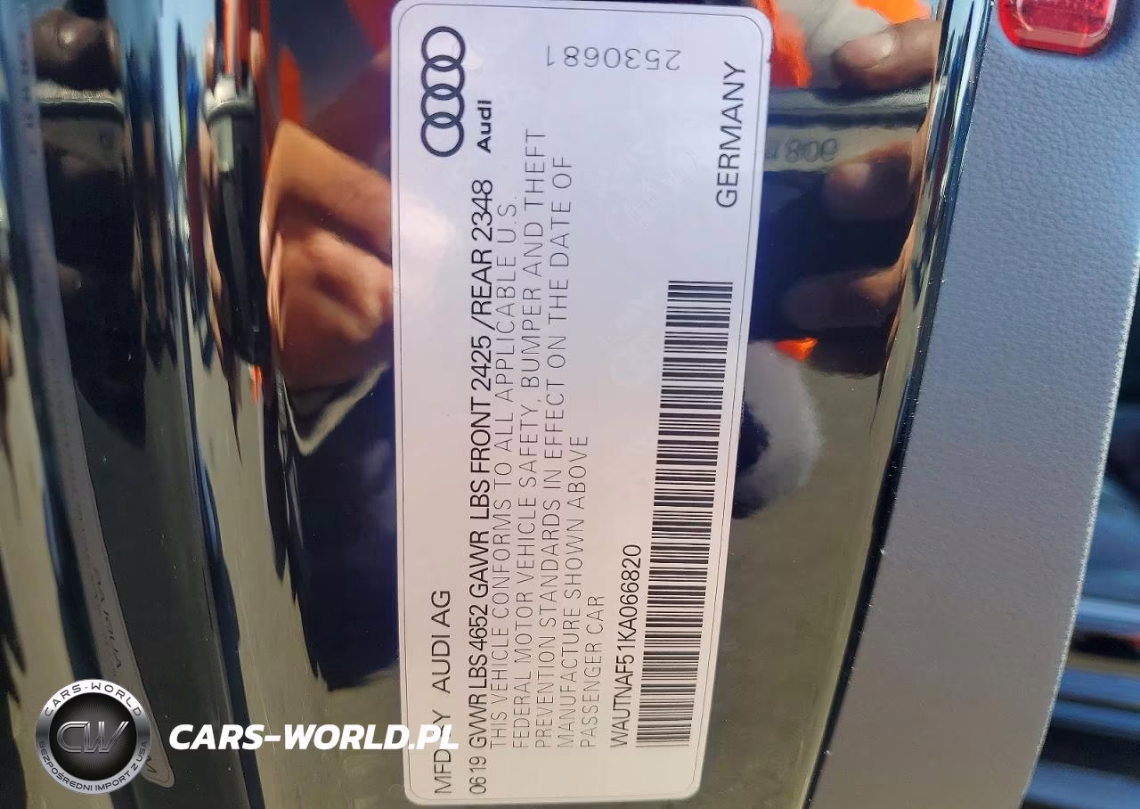 2019 Audi A5 Premium Plus VIN:WAUTNAF51KA066820 - 12