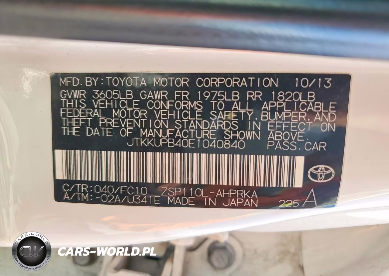 2014 Scion Xd Base VIN:JTKKUPB40E1040840 - 12
