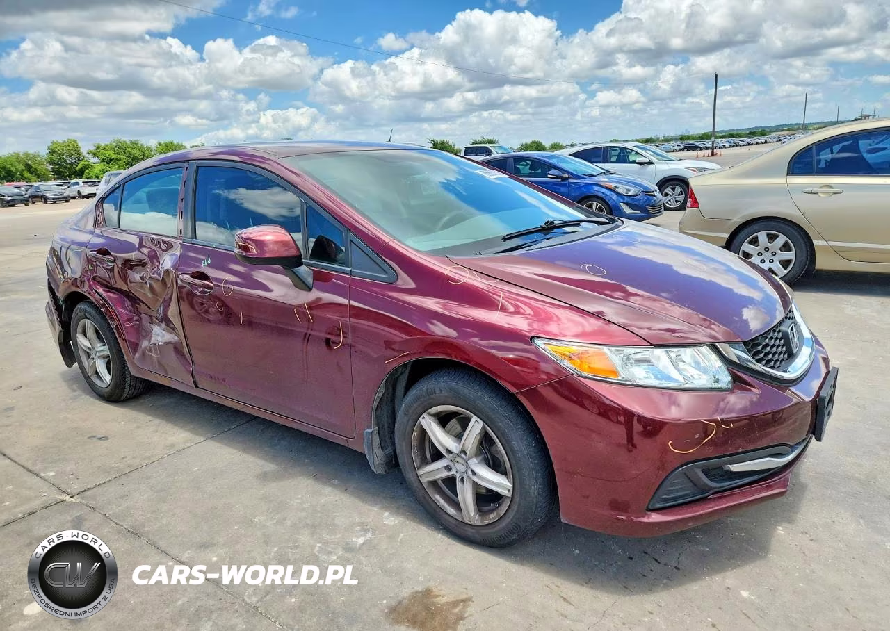 2013 Honda Civic Lx VIN:2HGFB2F55DH573675 - 3