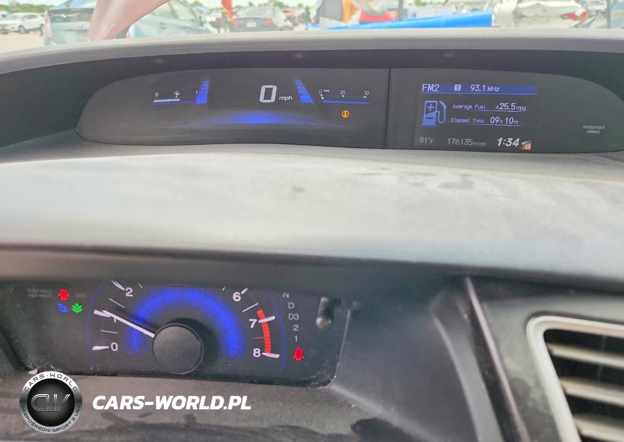 2013 Honda Civic Lx VIN:2HGFB2F55DH573675 - 8