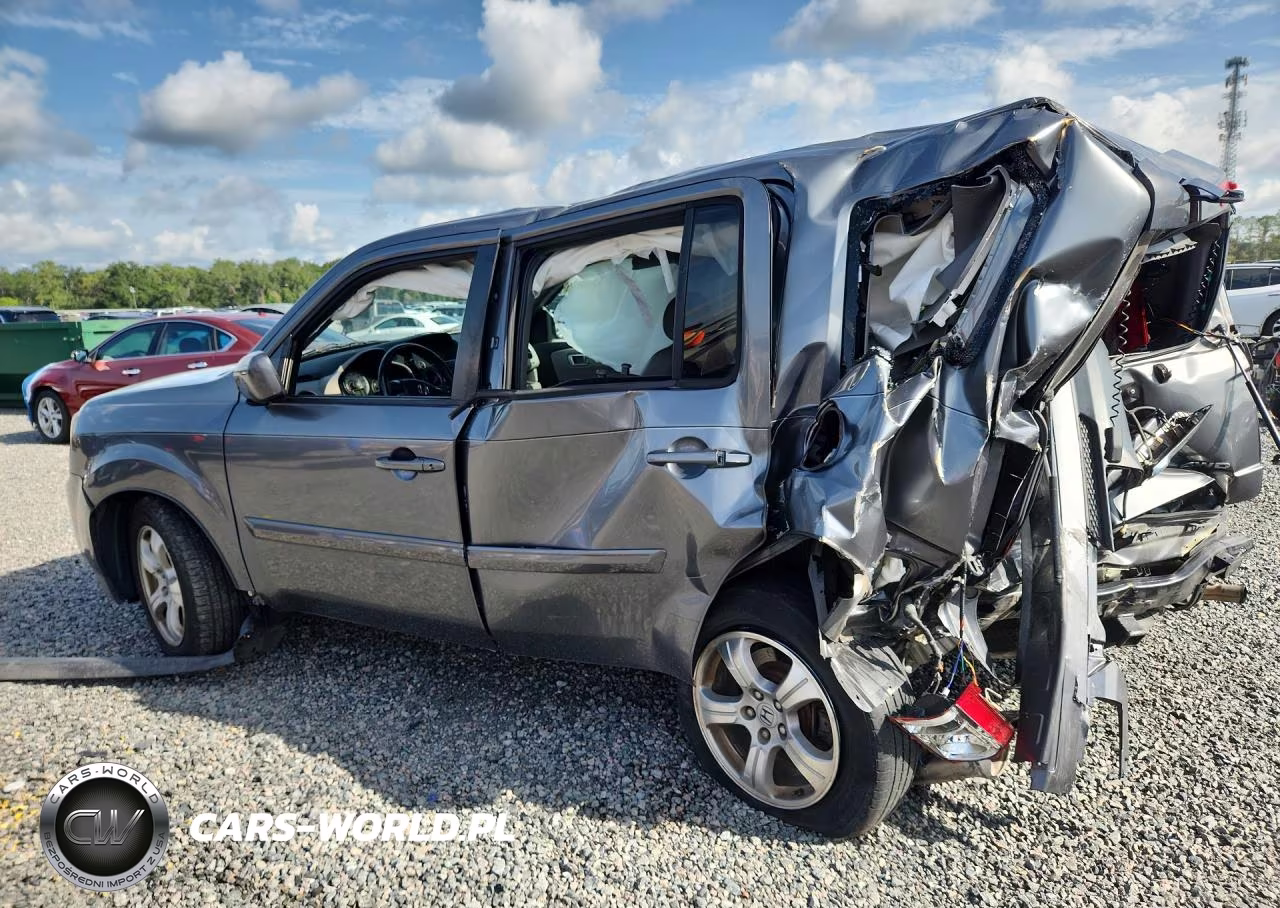 2012 Honda Pilot Exln VIN:5FNYF4H78CB011277 - 2