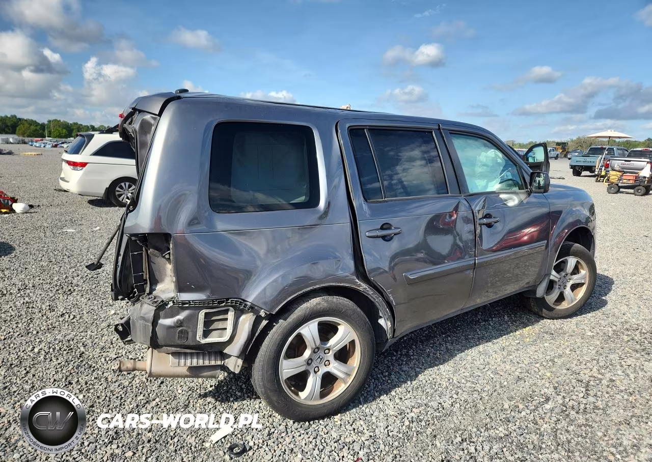 2012 Honda Pilot Exln VIN:5FNYF4H78CB011277 - 3