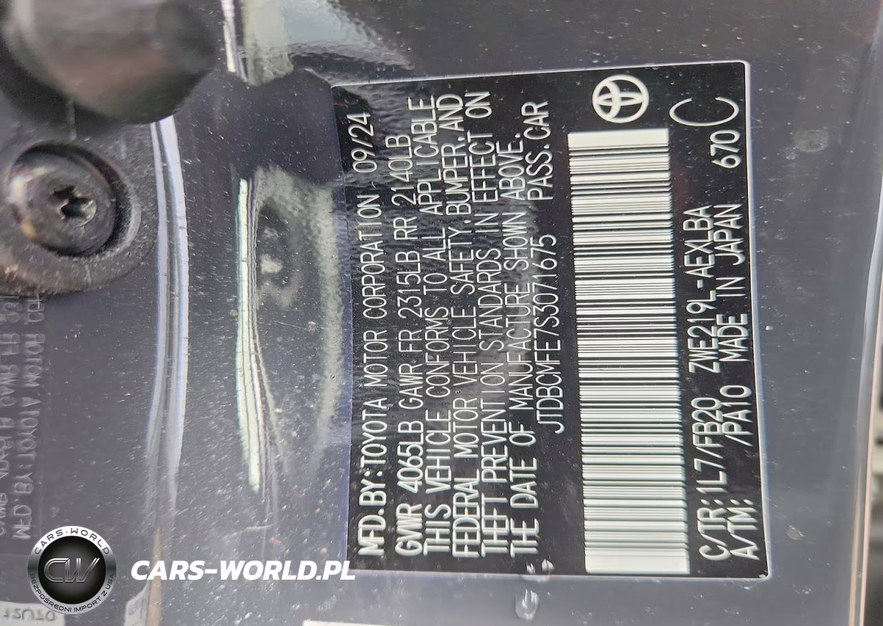 2025 Toyota Corolla Hybrid Le VIN:JTDBCMFE7S3071675 - 13